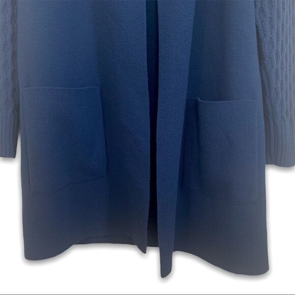 Nina Leonard 100% Acrylic Knitted Long Cardigan - Picture 4 of 8